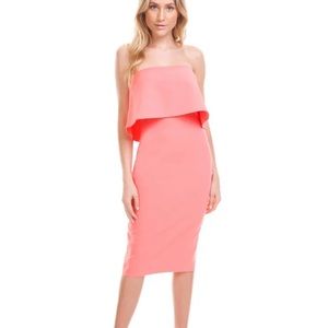 LIKELY DRIGGS DRESS Color: Coral Haze